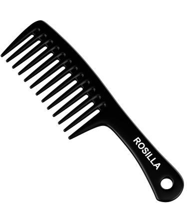 Rosilla Lockenkamm for all hair types without tearing the hair.Antistatic comb for curls with smooth and well -rounded fingers 24.5 cm of breakproof