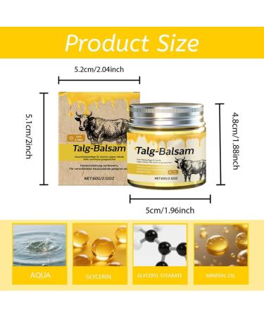 NHPY Sebum Cream For Face & BodySebaceous CreamGrassFed Beef FatNatural Honey & Beeswax MoisturizerDeep Hydration & CareOil & Fragrance FreeFast Absorbing - Buy Online on GoSupps.com