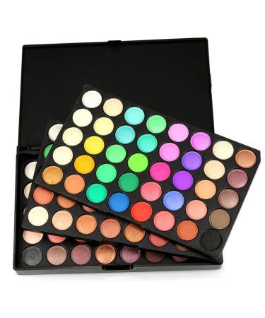 FOMIYES 120 Shimmer Eyeshadow Palette Glitter & Matte Eye Shadows for Stunning Makeup Looks - Buy Online on GoSupps.com