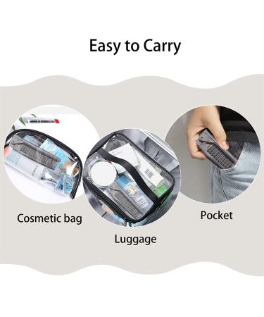 LOUISE MAELYS Portable Travel Folding Hair Brush & Comb Set - Anti-static, Compact Pocket Size (Black) - Buy Online on GoSupps.com