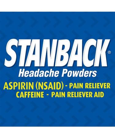 Stanback Headache Powders - 50 Count Pack | Fast-acting Pain Relief | Packaging May Vary - Buy Online on GoSupps.com