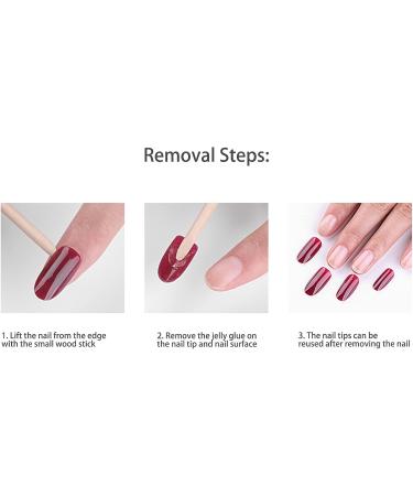 Gradient Fake Nails Tips - Finished Colored False Nails Tips Fake Artificial Press On Nails(F745-4) - Buy Online on GoSupps.com