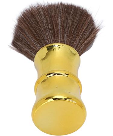 Mini Hair Brush Barber Neck Duster Brush Soft Hair Electroplating Process Barber Brush Neck Duster Hairdressing Tool Suitable for Home Hair Salon Golden - Buy Online on GoSupps.com