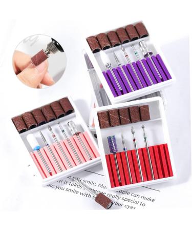 POPETPOP 2 Sets Nail Bits Electric Nail File Drill Bits Nail Art Equipment Nail File Bits Nail Drill Tool Nail Drill Heads Brocas Para Nail Drill Bits Grinding Head Nail Polish 6.5x5.5cmx2pcs Pinkx2pcs - Buy Online on GoSupps.com