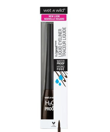 Wet n Wild H20 Proof Liquid Liner Dark Brown 0.17oz - Waterproof Long-Lasting Formula - Buy Online on GoSupps.com