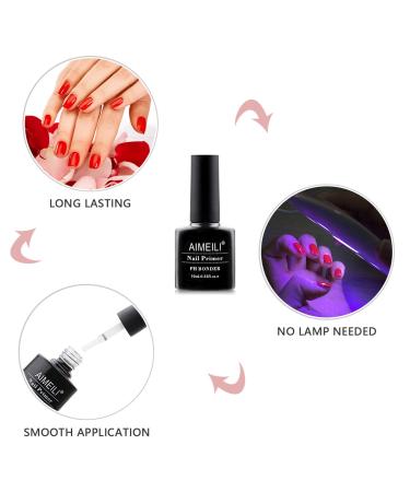 AIMEILI Nail Prep Bond Primer for UV LED Gel Foundation - Perfect for Acrylic Powder and Builder Nail Gel - Buy Online on GoSupps.com