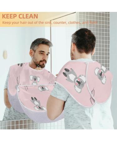 Funny Koalas Beard Bib Apron - Waterproof Hair Catcher for Men | Perfect Grooming Gift with Suction Cups - Buy Online on GoSupps.com
