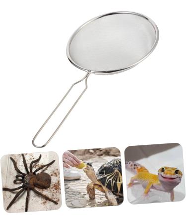 BESPORTBLE 2pcs Pet Sand Shovel Fish Tank Filters Terrarium Tank Fine Sand Sifter Reptiles Barbed Wire Silver 26x14cmx2pcs Silverx2pcs - Buy Online on GoSupps.com