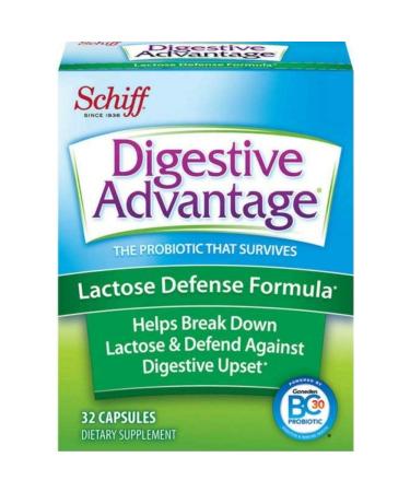Digestive Advantage Lactose Defense Formula 32 Capsules by Digestive Advantage 32.0 Servings (Pack of 1)