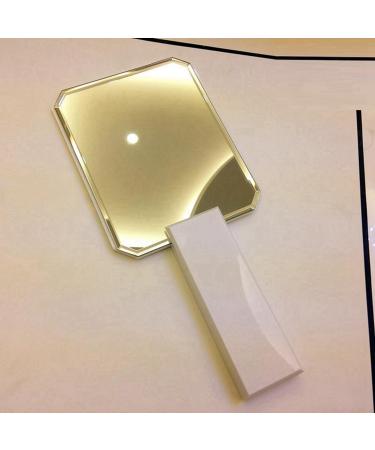 GOURIDE 2X Handheld Cosmetic Mirror Barbers Beauty Hair Hairdressers Barbers Mirror Black - Buy Online on GoSupps.com