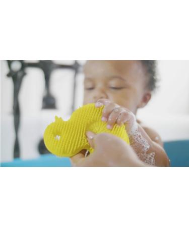 Scrubby's Duck Yellow Silicone Scrubber - Non-Abrasive & Long-Lasting | Medium Size - Buy Online on GoSupps.com