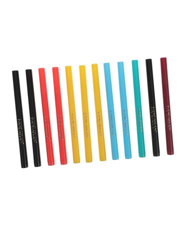 WOONEKY 12pcs Liquid Eyeliner Waterproof Eyeliner Colored Eyeliner Brown Eyeliner Pencil Red Eyeliner Pencil