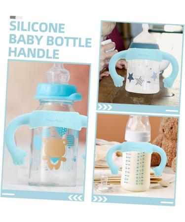 Abaodam 8 Pcs Bottle Handle Newborn Bottle Grip Bottle Grip Bottle Grip Silicone Bottle Grip Bottle Grip Handle Feeding Bottle Child Milk Bottle 14.00X5.00X5.00CMx4pcs Sky-bluex4pcs - Buy Online on GoSupps.com