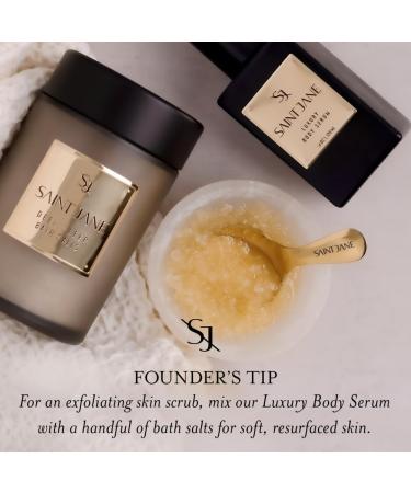 SAINT JANE Deep Sleep Bath Salts with Magnesium & Peptides | Luxury Floral-Infused Clean Skincare - 12 oz - Buy Online on GoSupps.com