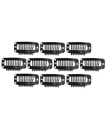 20pcs Weft Clips for Hair Extensions - Black Wig Clips | Durable & Secure Hair Accessories - Buy Online on GoSupps.com