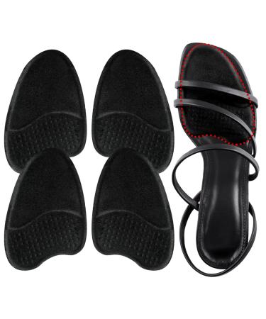 Metatarsal Shoe Insoles Relieve and Prevent Ball of Foot Pain Anti-Sliding Pads for Open Toe Shoes Forefoot Inserts for Men Women-Two Pairs (Thin)
