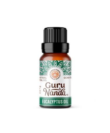 GuruNanda Eucalyptus Essential Oil -100% Pure Natural and Undiluted Aromatherapy Oil for Diffusers - Aids in Congestion Relief - Perfect for Massages (0.5 Fl Oz)