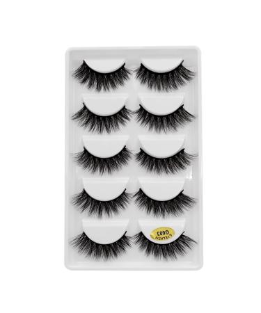 UAMOU 50/100/200 pairs Eyelashes faux mink lashes natural 3d mink eyelashes volume false lashes in bulk cilios Cheerfully (Color : G603 Size : 40 Boxes)