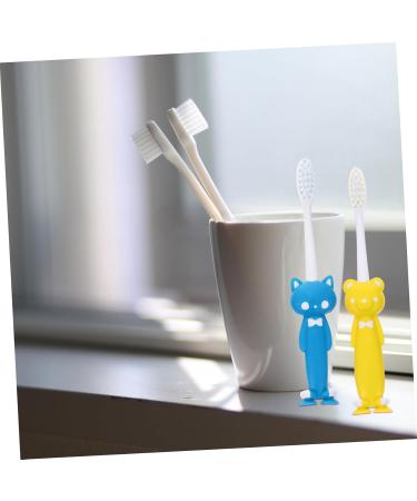 Beaupretty Kids Toothbrush Set - 4 Suction Cup Manual Toothbrushes for Children | Fun & Effective Teeth Cleaning Supplies - Buy Online on GoSupps.com