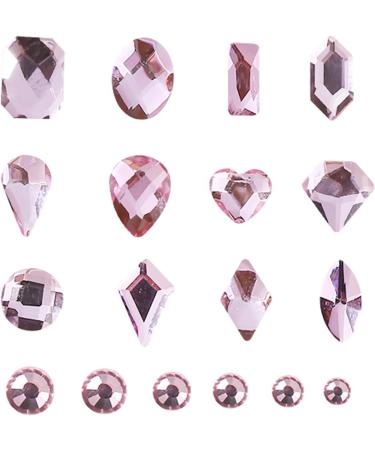 3120 Light Pink Diamond Nail Rhinestones - HOINCO Crystal AB Gemstones for Nail Art DIY Craft Decoration - Buy Online on GoSupps.com