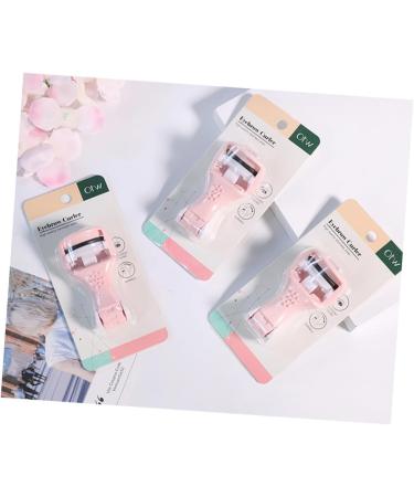 Healeved 3 Sets Makeup Eyelash Curler Travel Eyelash Curler Beauty Kit Eyelash Clip Clamp Eyelashes Clip Mini Eyelash Curler Makeup Lashes Curler Lash Lifter Kit Pink Push Type Blush - Buy Online on GoSupps.com