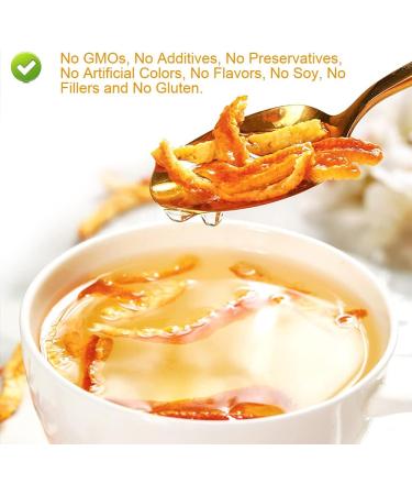 PlantGift Tangerine Peel Tea 80G/2.82oz Dried Orange Peel Herbal Tangerines Chen Pi Tea Rich in Antioxidants and Immune Vitamin C - Buy Online on GoSupps.com