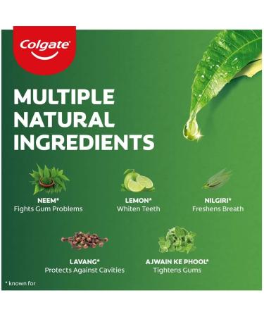 Colgate Active Salt Neem Toothpaste Germ Fighting Toothpaste for Healthy Tight Gums Oral Care 100G - Buy Online on GoSupps.com