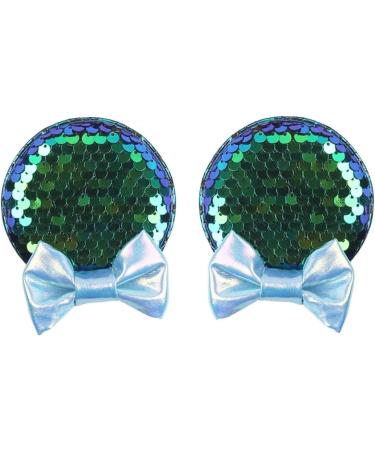 New 2025 New Flower 2.8"Mouse Ears Barrettes Hair Clips For New For Fashion Sequins Bow Decoration Festival Party Hairpins DIY Hair Accessories Jewelry Fashion Accessories Creative Gift - Buy Online on GoSupps.com