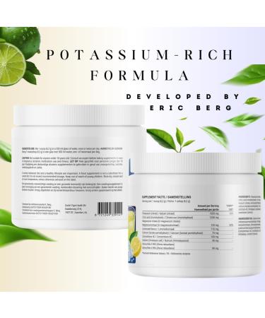 Dr Berg Nutritionals Berg Electrolyte Powder & Pink Himalayan Salt Magnesium & Calcium Keto Friendly Lemonade Flavor 50 Servings - Buy Online on GoSupps.com