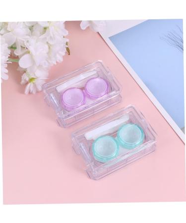 Buy Per Compris 2-Pack Mini Contact Lens Case with Mirror - Perfect for Colored Lenses & Travel - Invisible Lens Holder & Box Included - Buy Online on GoSupps.com