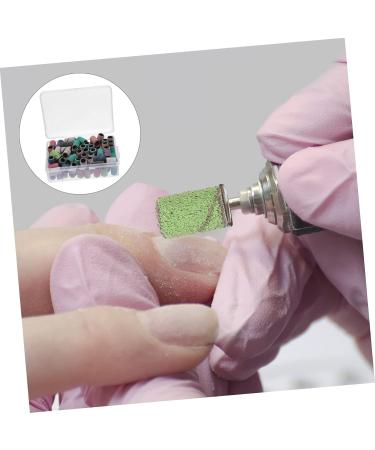 FRCOLOR 1 Box nail polish drill sanding drum sleeves nail polishing kit sanding rings nail drill bits sanding band electric nail drill bits drill sanding band polisher sand circle frosted - Buy Online on GoSupps.com