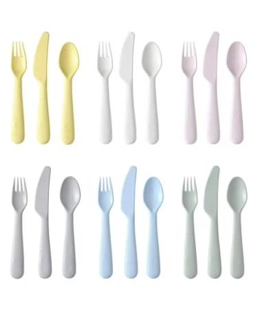 IKEA KALAS 18-Piece Cutlery Set Mixed Colours (3)