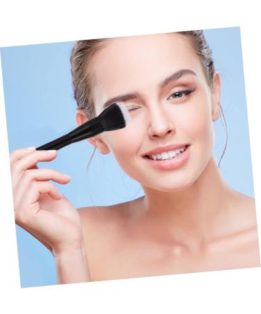 Healeved 2 Pcs Highlight Brush Makeup Brush Creme Blush Double-fiber Makeup Brush Artificial Fiber - Buy Online on GoSupps.com