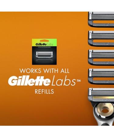 Gillette Heated Razor for Men Starter Shave Kit | 1 Handle, 2 Blade Refills, Charging Dock - Buy Online on GoSupps.com