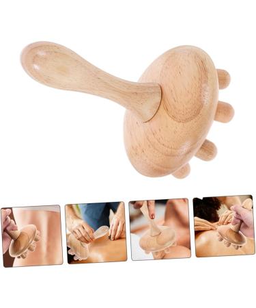 Magiclulu 2st Meridian Massage Brush - Wooden Scalp Massage Comb Antistatic Wide Tooth Multi-Purpose Hairbrush for Relaxation & Hair Health - Buy Online on GoSupps.com