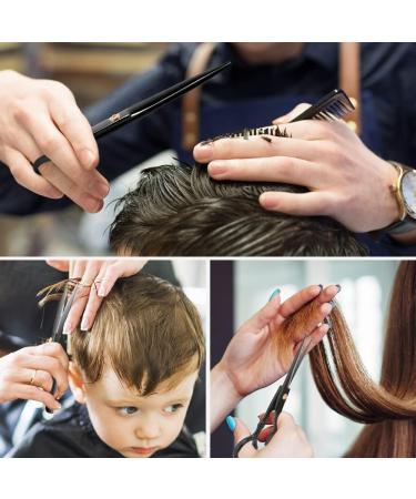 Professional Stainless Steel Hairdressing Scissors - Salon Barber Hair Cutting Tools | Gift for Mother, Father, Friends (BLACK-01) - Buy Online on GoSupps.com