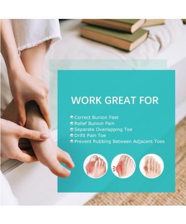 Upgraded Gel Toe Separators 12-Pack Soft Silicone Bunion Pads & Toe Spacers for Men & Women - Align Overlapping Toes & Relieve Calluses - Buy Online on GoSupps.com