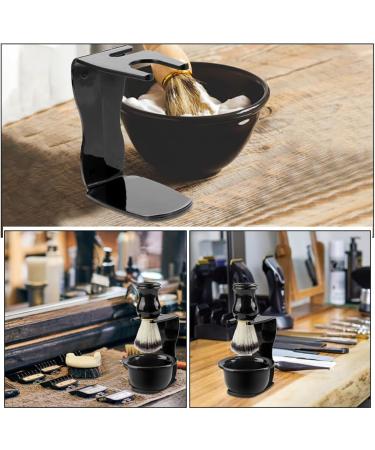 Baluue Safety Razor Holder Stand - 2-Piece Plastic Shaving Brush Organizer for Men | Salon & Home Use - Buy Online on GoSupps.com