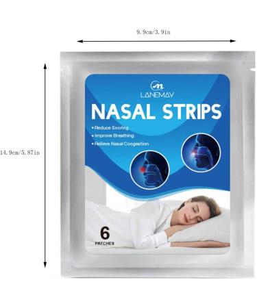 Nasal Strips Anti Snoring & Congestion Relief (12 pcs) - Improve Sleep Quality - Buy Online on GoSupps.com