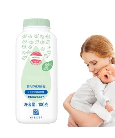 Poudre De Corps Pour B b - 100 G De Poudre De Poussi re De F cule De Ma s Naturelle Soins De La Peau Des Tout-petits Bio | Poudre Apaisante Refroidissant Pour Les Nourrissons Et Les Enfantss Avec De 1 unit (Lot de 1)
