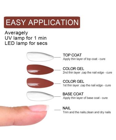 Shop Lagunamoon Gel Nail Set with UV Lamp - 8 Multi-Colored Gel Polishes Cleaner & Accessories for At-Home Manicure - Buy Online on GoSupps.com