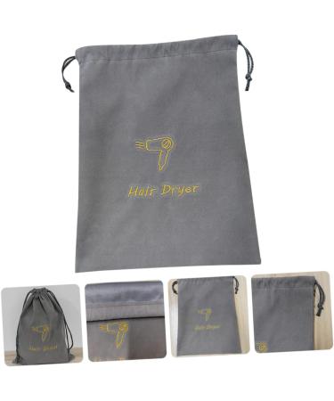 Drawstring Storage Bag Portable Hair Dryer Bag Drawstring Bag Velvet Bag Hair Dryer Cloth Embroidery - Buy Online on GoSupps.com