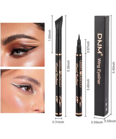  HULUBO 2-piece eyeliner pencil waterproof liquid eyeliner long-lasting and smudge-proof professional makeup liquid eyeliner pencil for women (09#) - Buy Online on GoSupps.com