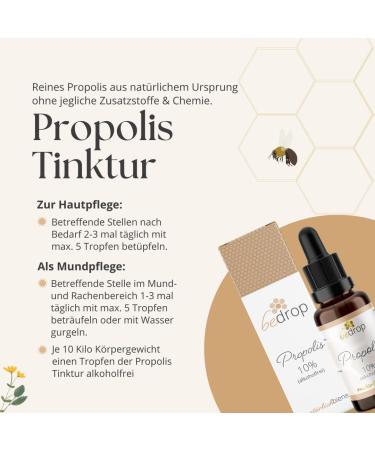 Buy Alcohol-Free Propolis Drops | Pure Beekeeping Quality | Safe for Kids & Pets | 30ml (3-Pack) - Buy Online on GoSupps.com