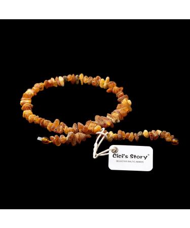 Premium Certified Baltic Raw Amber Collar for Dogs & Cats - 32cm | International Shipping - Buy Online on GoSupps.com