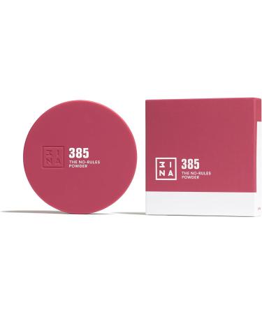  3ina 3INA MAKEUP The No-Rules Powder 385 Burgundy 3 in 1 Compact Powder for Eyes Lips and Face - Powder with Hyaluronic Acid and Ceramide - Lightweight Formula - Vegan - Cruelty Free - Buy Online on GoSupps.com