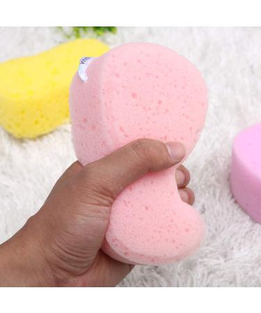 8pcs Soft Bath Sponge Set for Kids & Adults - Assorted Color Loofah Scrubbers - Buy Online on GoSupps.com