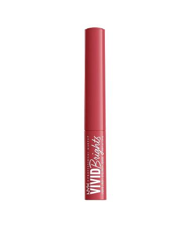 NYX Vivid Brights Liquid Liner - Smear-Resistant Eyeliner in On Red 04 - Buy Online on GoSupps.com