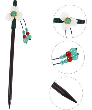 Angoily Antique Flower Hairpin Girls Barrettes for Hair Kimono Hair Accessory for Women Hair Barrettes for Thick Hair Yukata Hair Accessory Women's Wood Hair Accessories Vintage - Buy Online on GoSupps.com