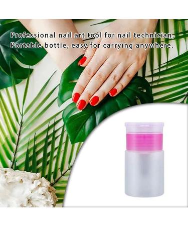 dijiusidy Empty Nail Art Bottle with Lid Refillable Polish Remover Plastic Liquid Container for Women Girls Female Accessory - Buy Online on GoSupps.com